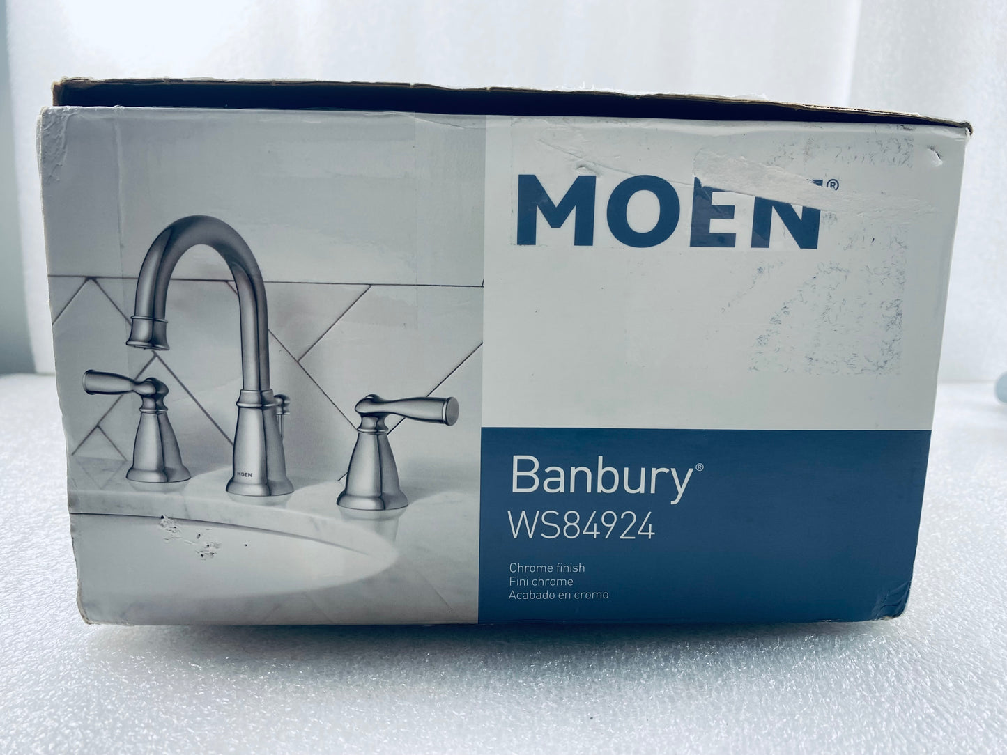 New Other Moen Banbury Two-Handle Widespread Bathroom Sink Faucet, Chrome