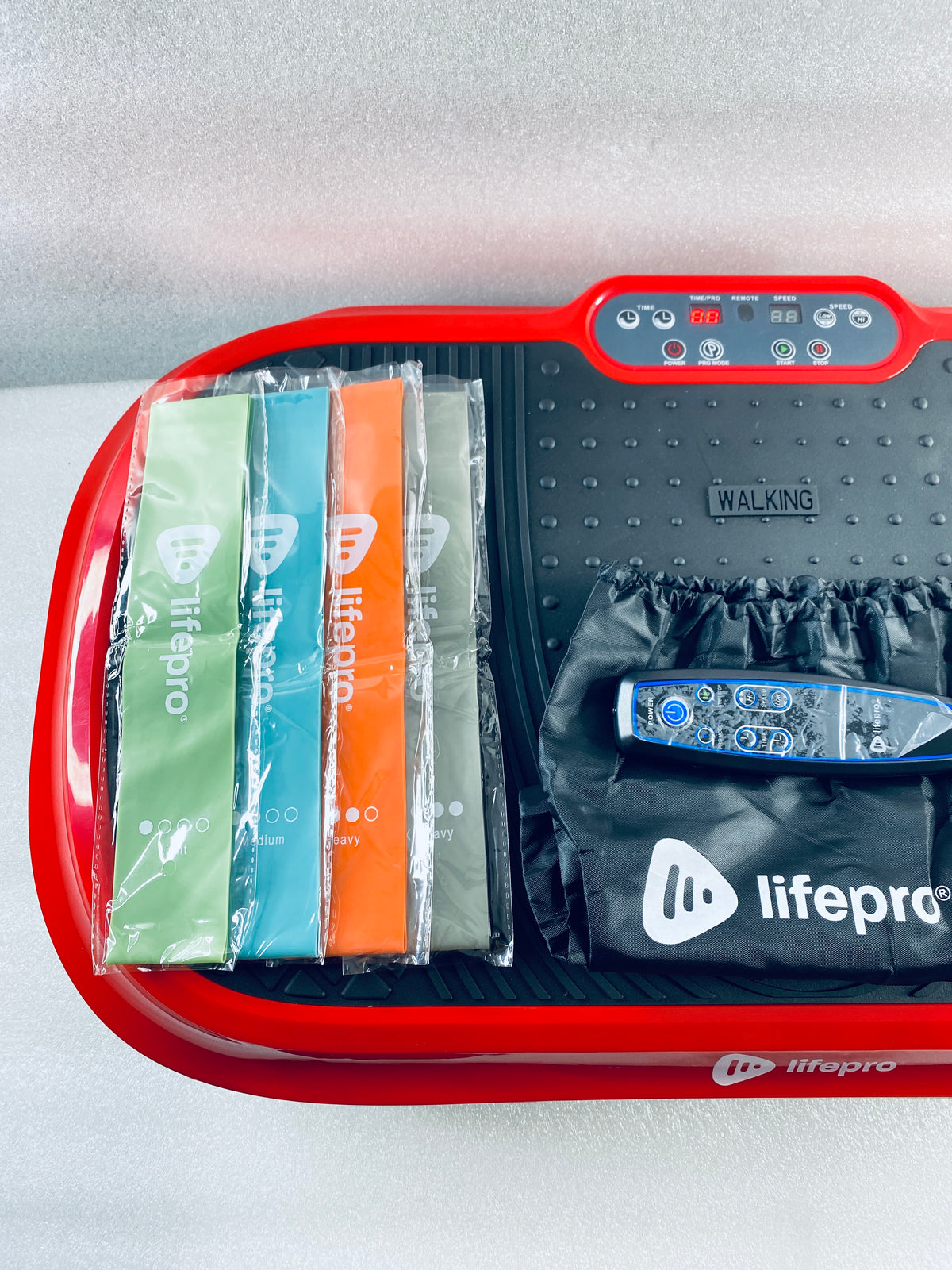 New Other Lifepro Waver Vibration Plate Exercise Machine With 99 Speeds, Red