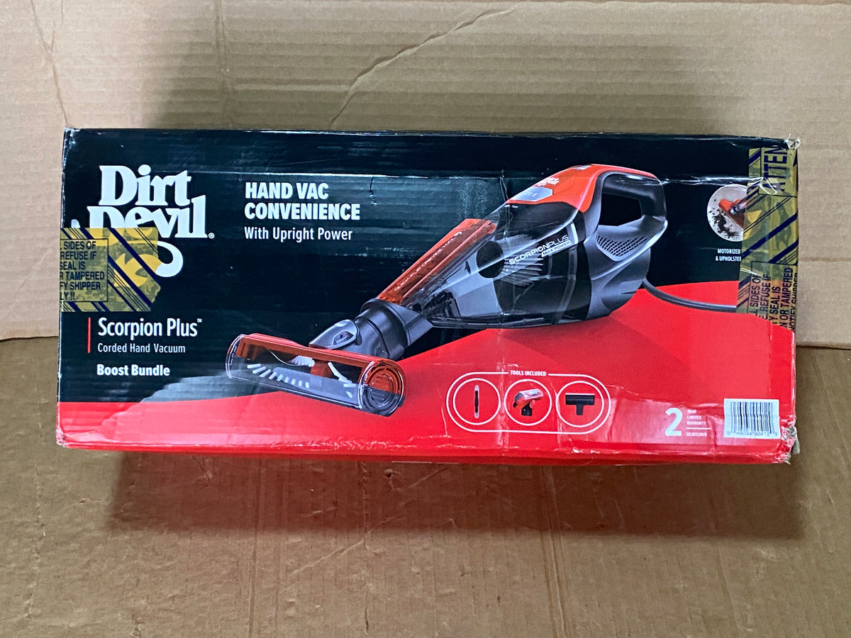 Like New Dirt Devil Scorpion Plus Handheld Vacuum, Powerful Suction