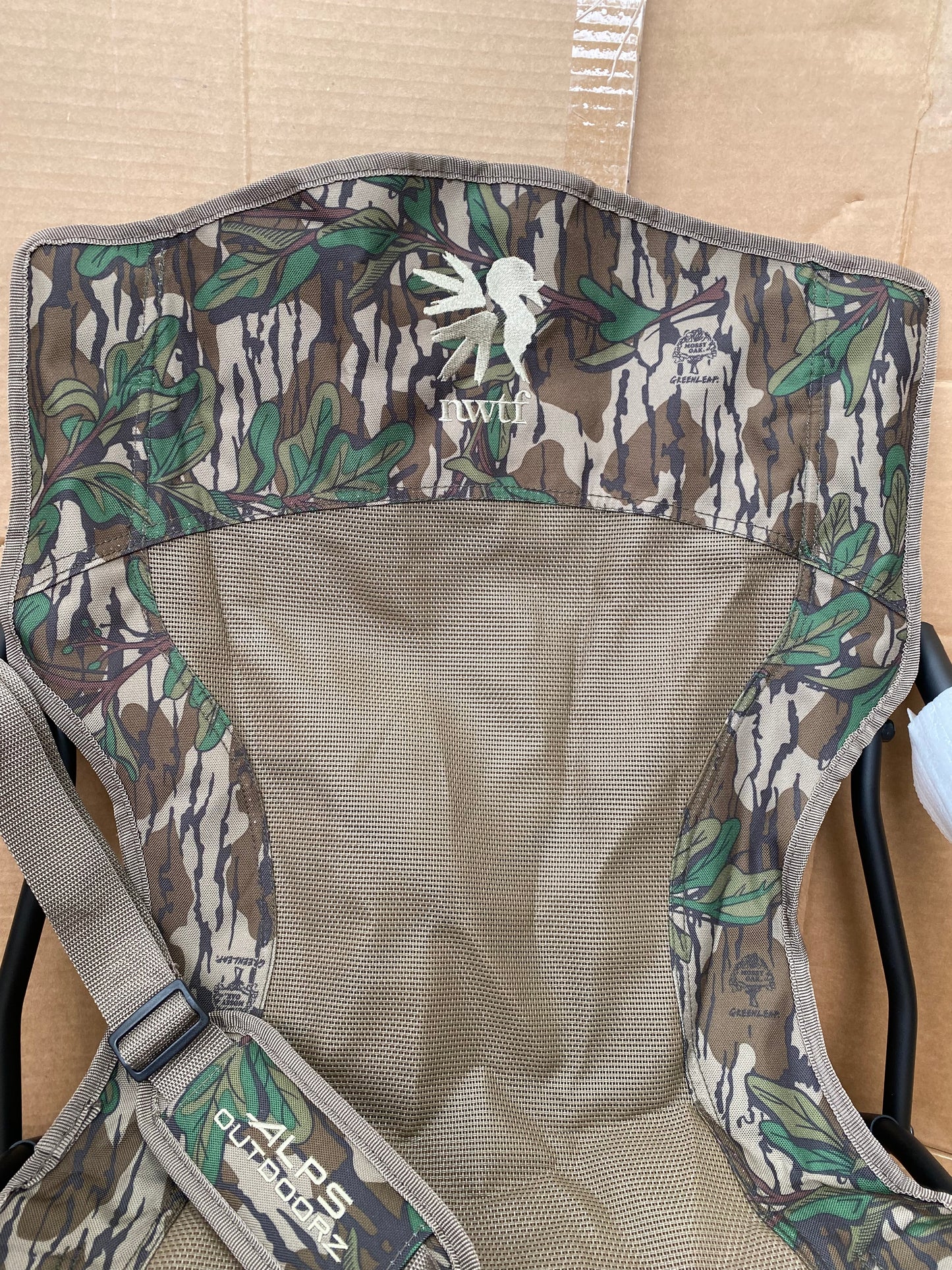 New Other NWTF Vanish Low Profile Outdoor Turkey Chair With Carrying Bag, Camo