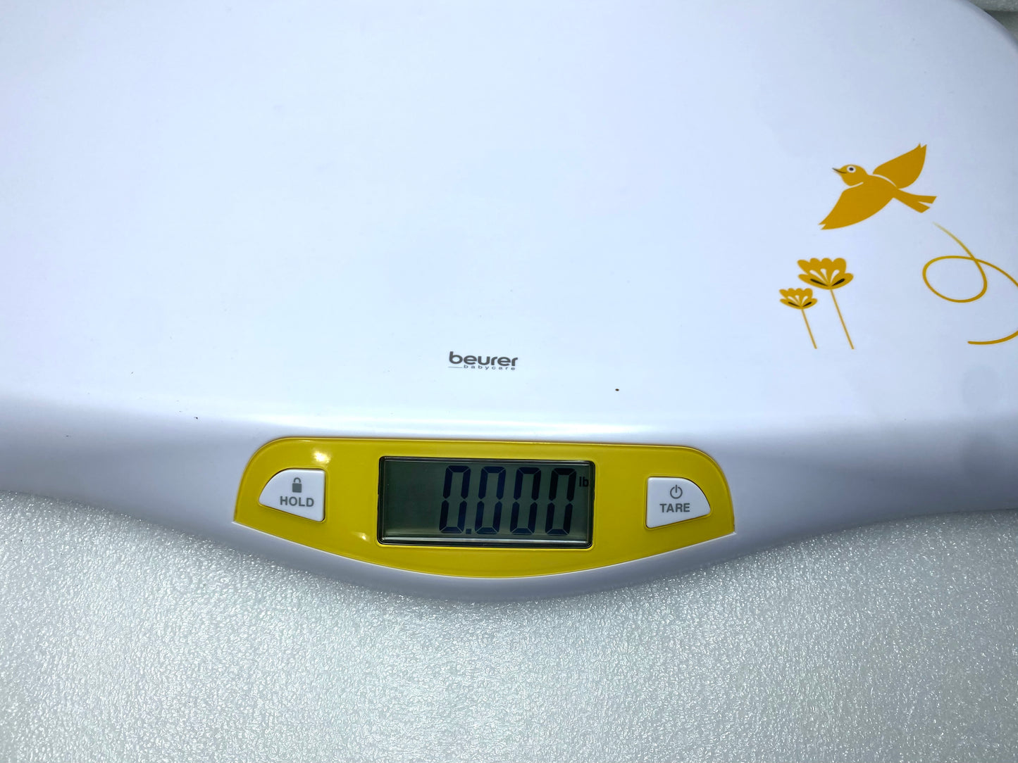 beurer Up to 44 lbs. White Digital Baby/Pet Scale With Hold Function, BY80