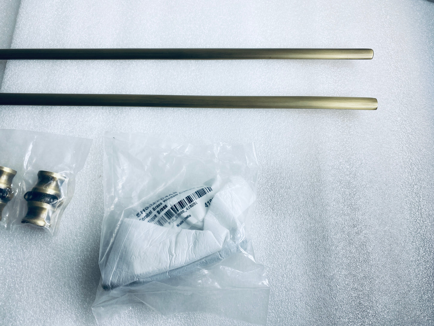 New Other Signature Hardware Corabel Brass Window Cremone Bolt, Antique Brass