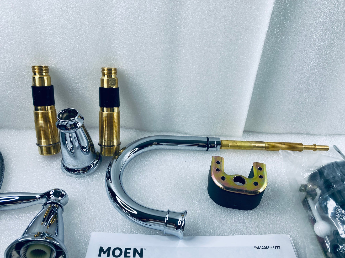 New Other Moen Banbury Two-Handle Widespread Bathroom Sink Faucet, Chrome