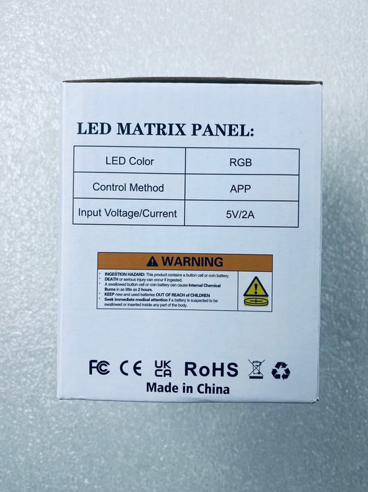 New Flexible LED RGB App Control Screen Matrix Panel, 16x64