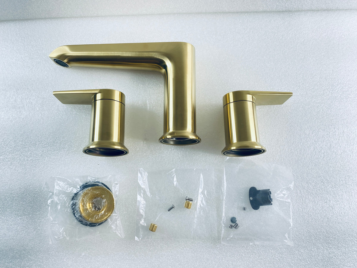 New Open Box KOHLER 10.0 GPM Hint Two-Handle Deck-Mount Bath Faucet Trim