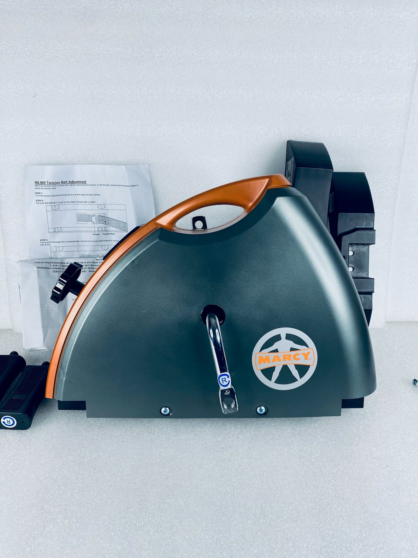 New Other Marcy Leg & Arm Cardio Mini-Cycle Exercise Bike, Orange/Gray
