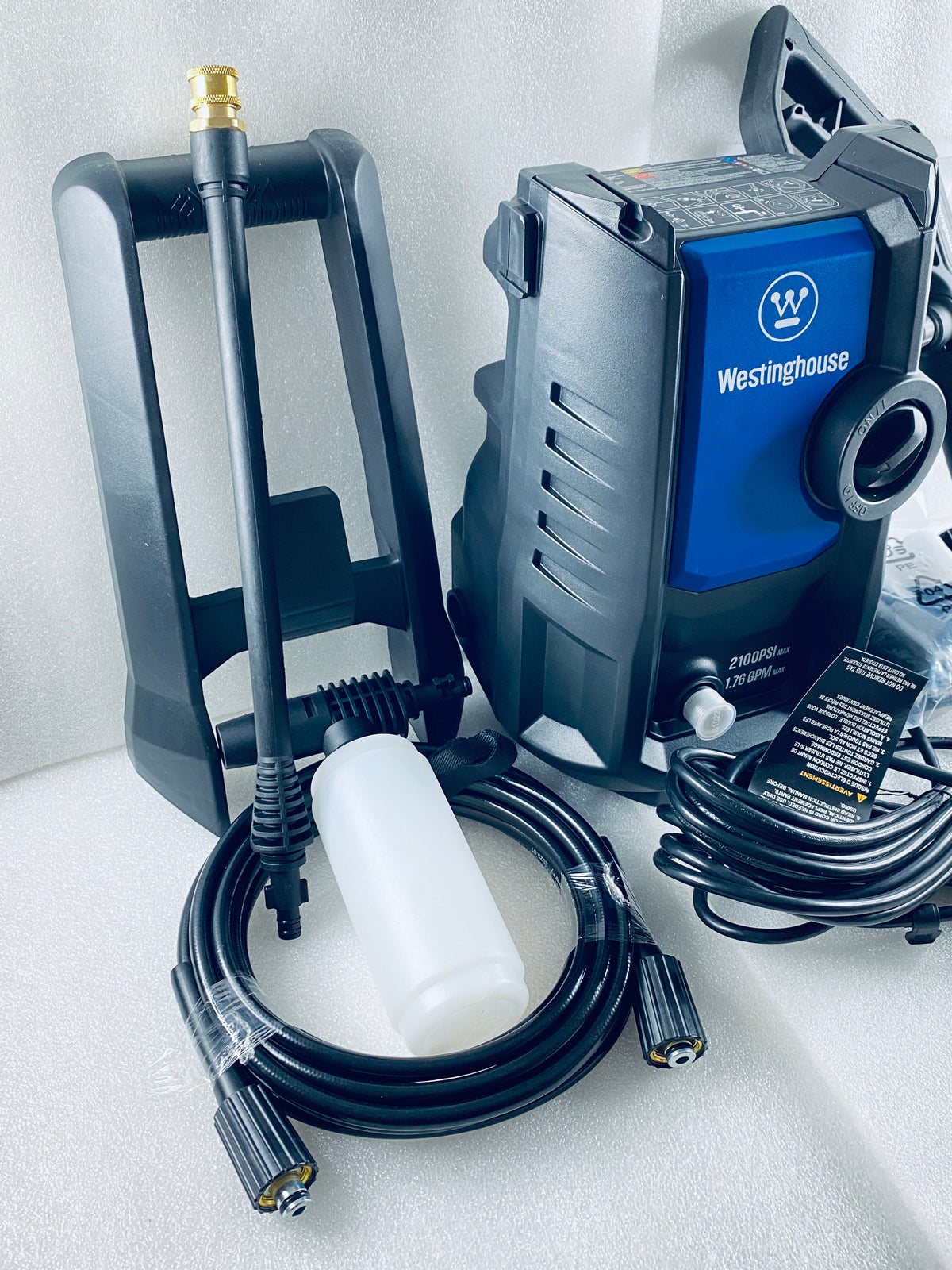 New Other Westinghouse Electric 2100 PSI & 1.76 GPM Pressure Washer, Black/Blue