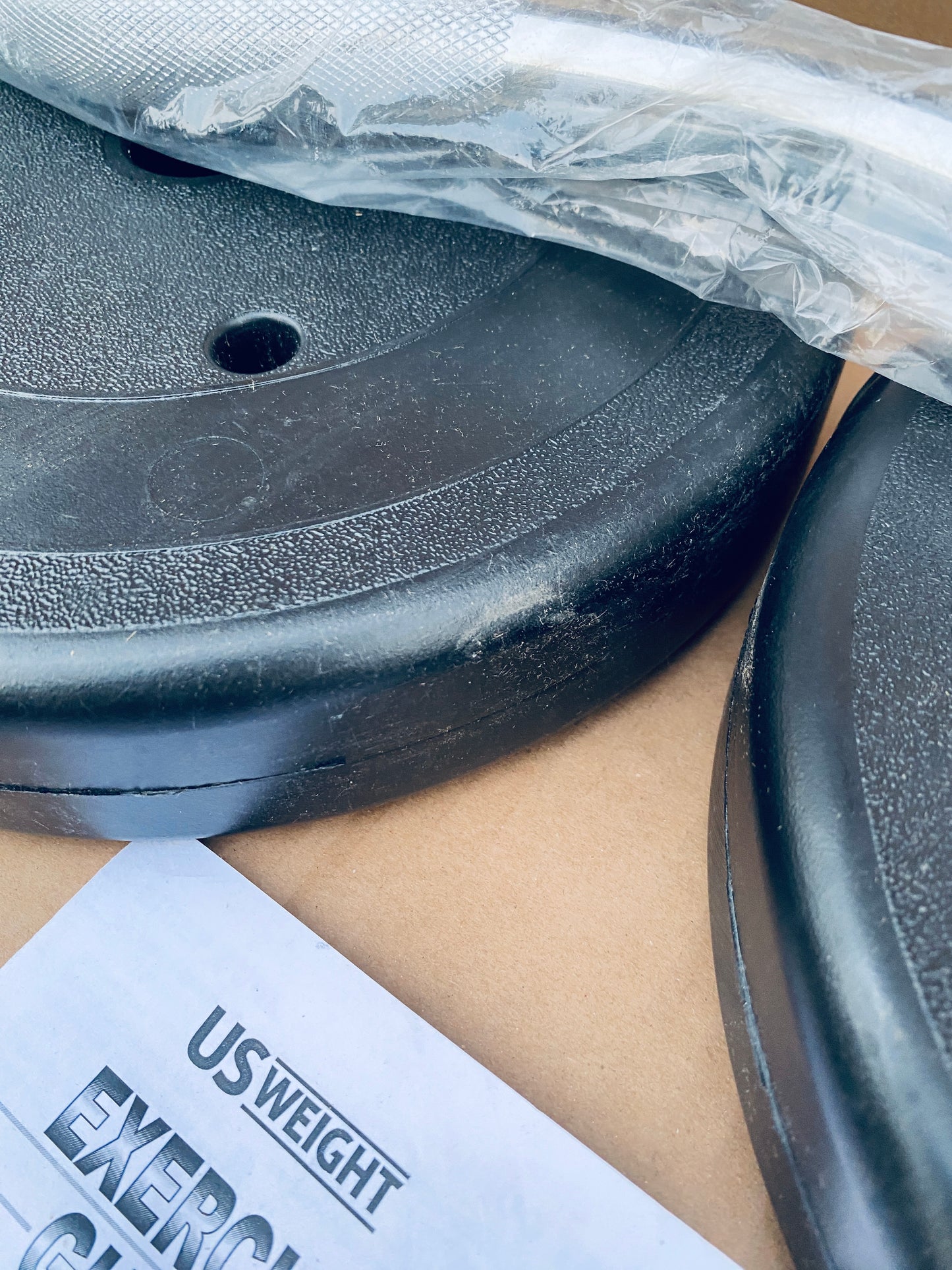 New Other (4) 10lb., (4) 5 lb. Weights, (4) Dumbbell Bars & (1) Curl Bar