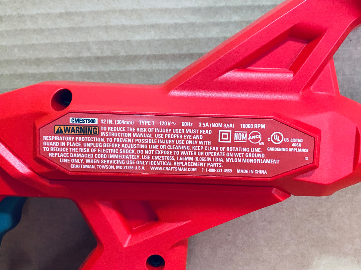 New Other CRAFTSMAN 12" Corded Electric String Trimmer/Edger