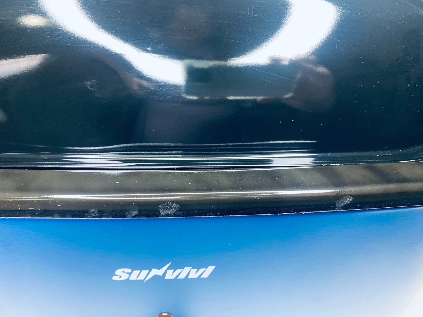 new Other - Sunvivi 28 Qt Roaster Oven Self-Basting Lid W/ Viewing Window, Blue