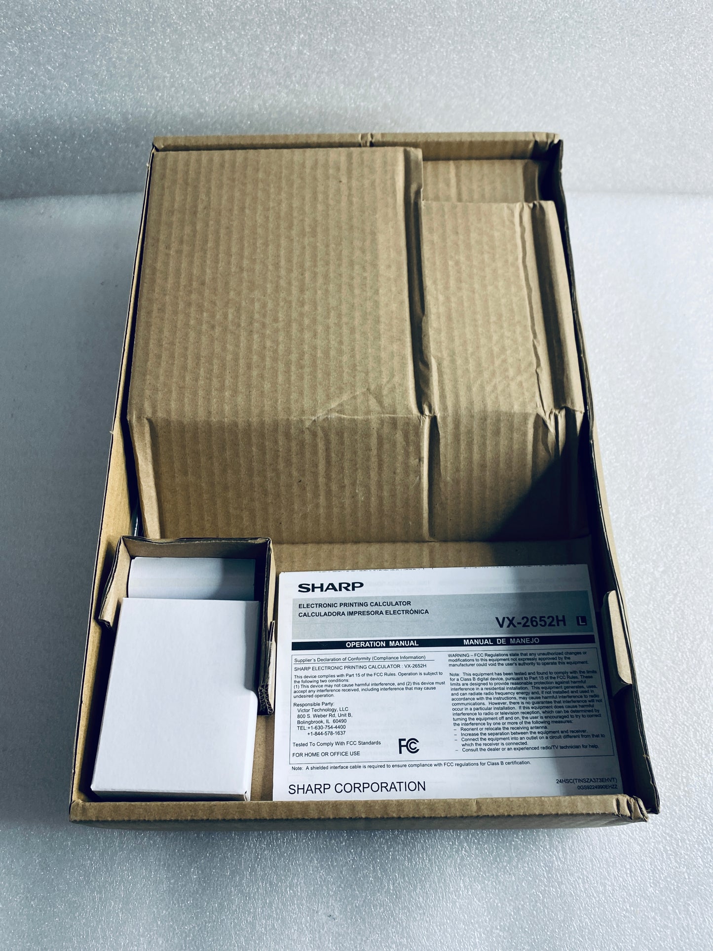 New Other - Sharp VX-2652H Commercial 12-Digit Electronic Printing Calculator