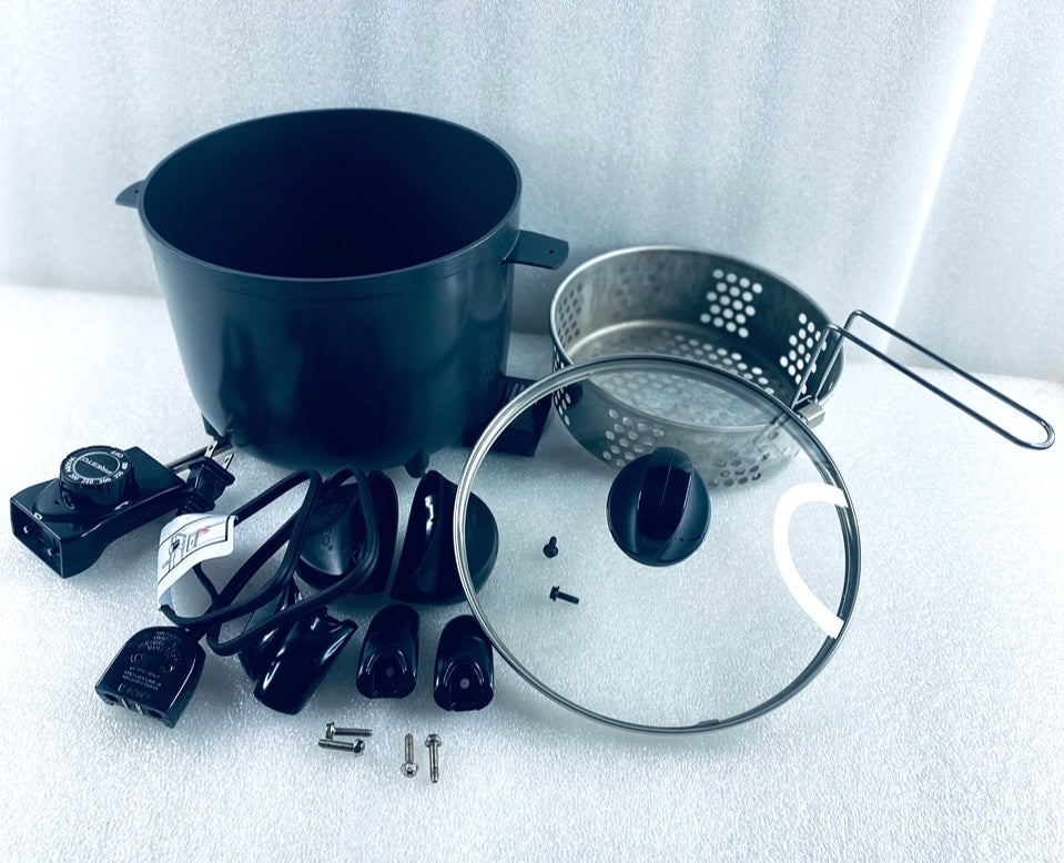 Presto Kitchen Kettle Multi-Cooker Steamer, Black