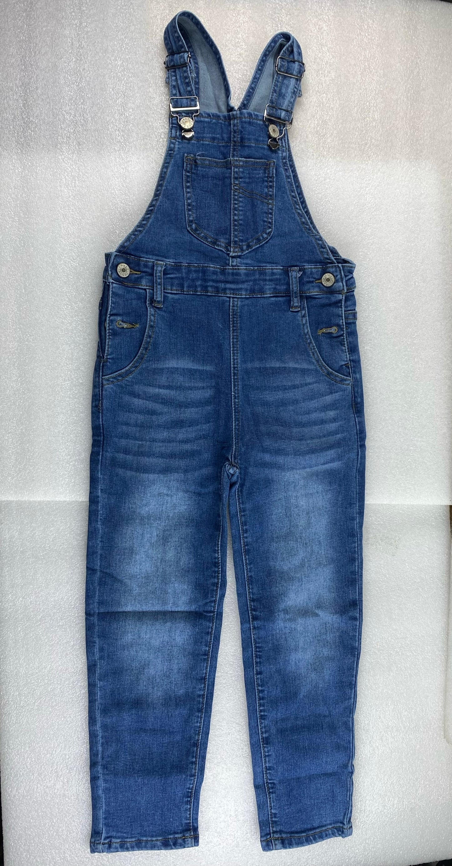 New Kidscool Space Size 8 Overall Denim, Deep Blue