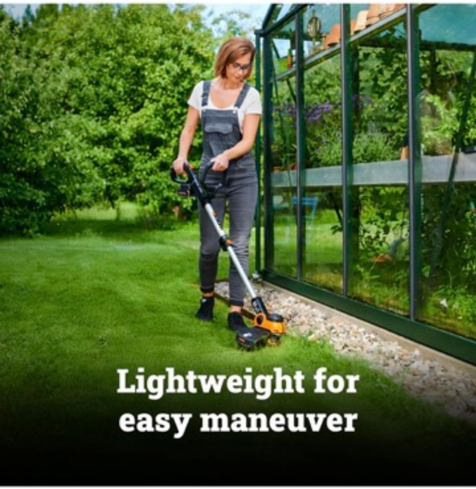 New Worx 20V 12" 2-in-1 Cordless String Trimmer & Electric Lawn Edger, WG163.9