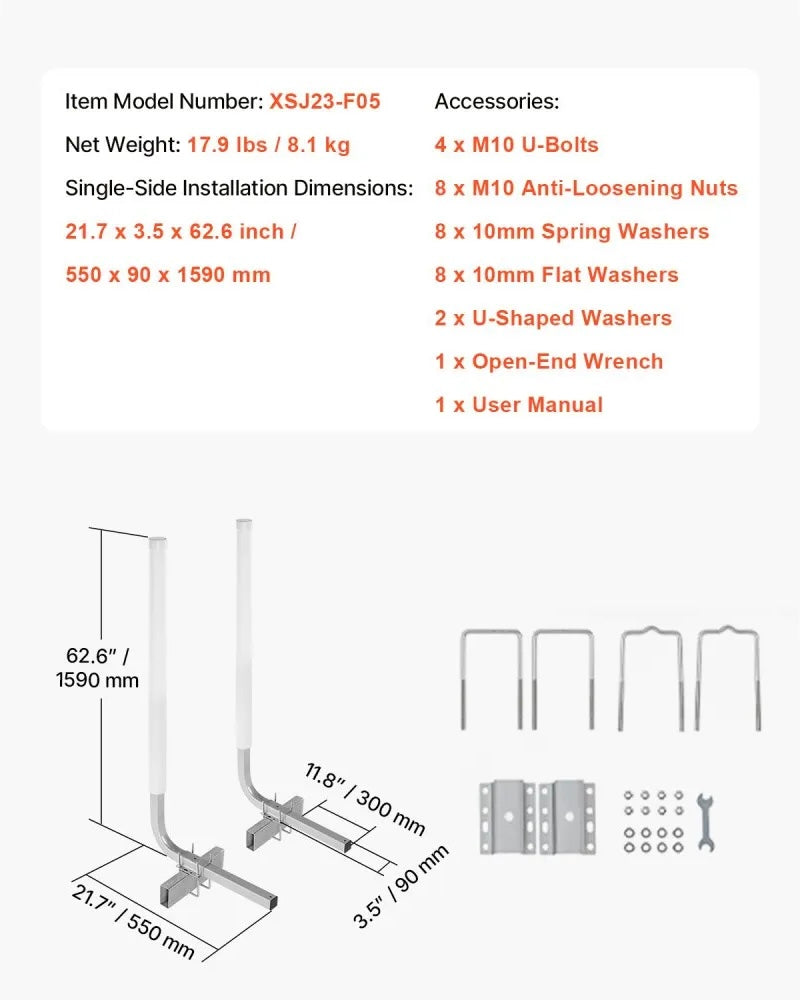 New Other VEVOR 60” Adjustable Design Boat Trailer Guide Trailer Guide Poles