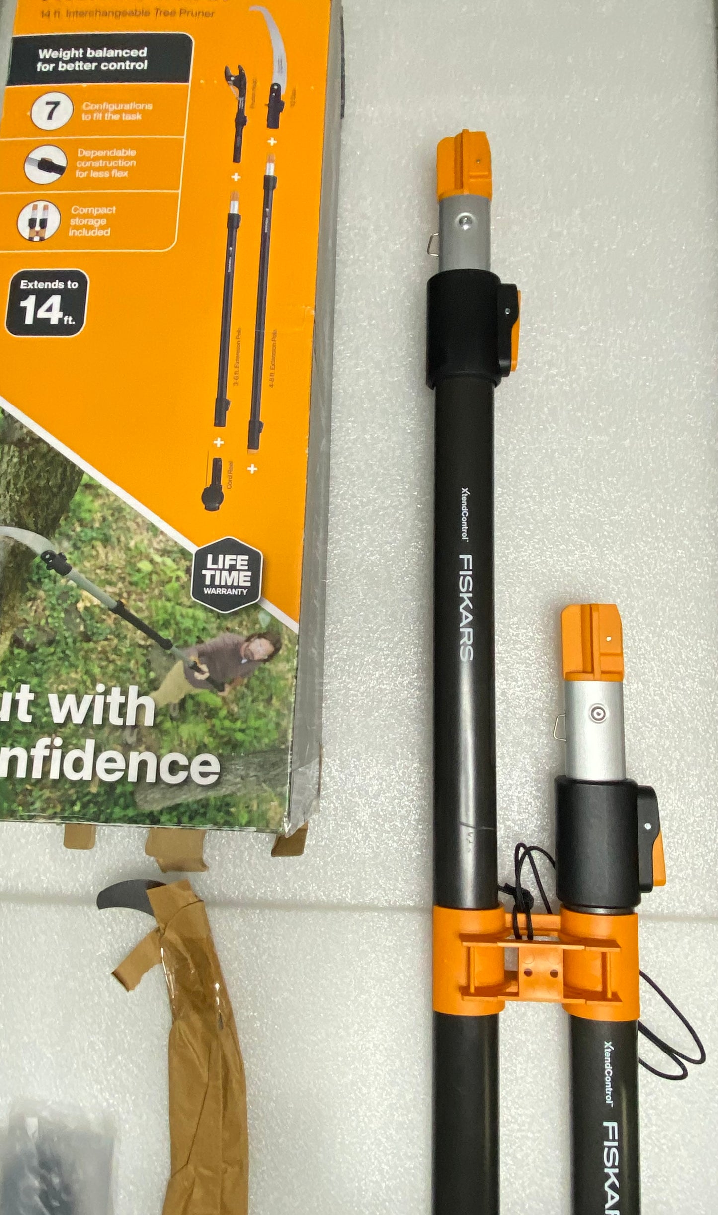 New Other Fiskars XtendControl 14' Tree Pruner Kit, Orange 392480