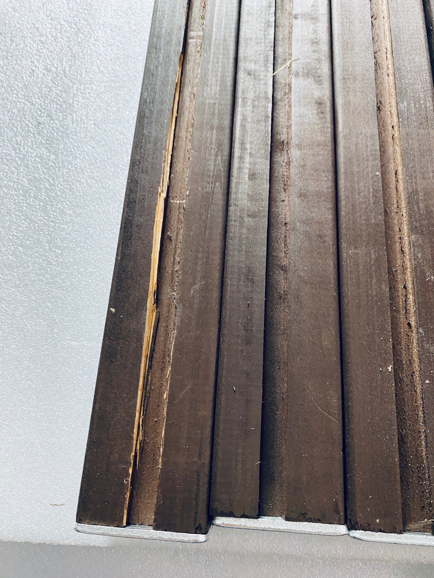 New Other VEVOR 48” x 37” 3 Panel Outdoor Wooden Privacy Fence With Metal Stakes