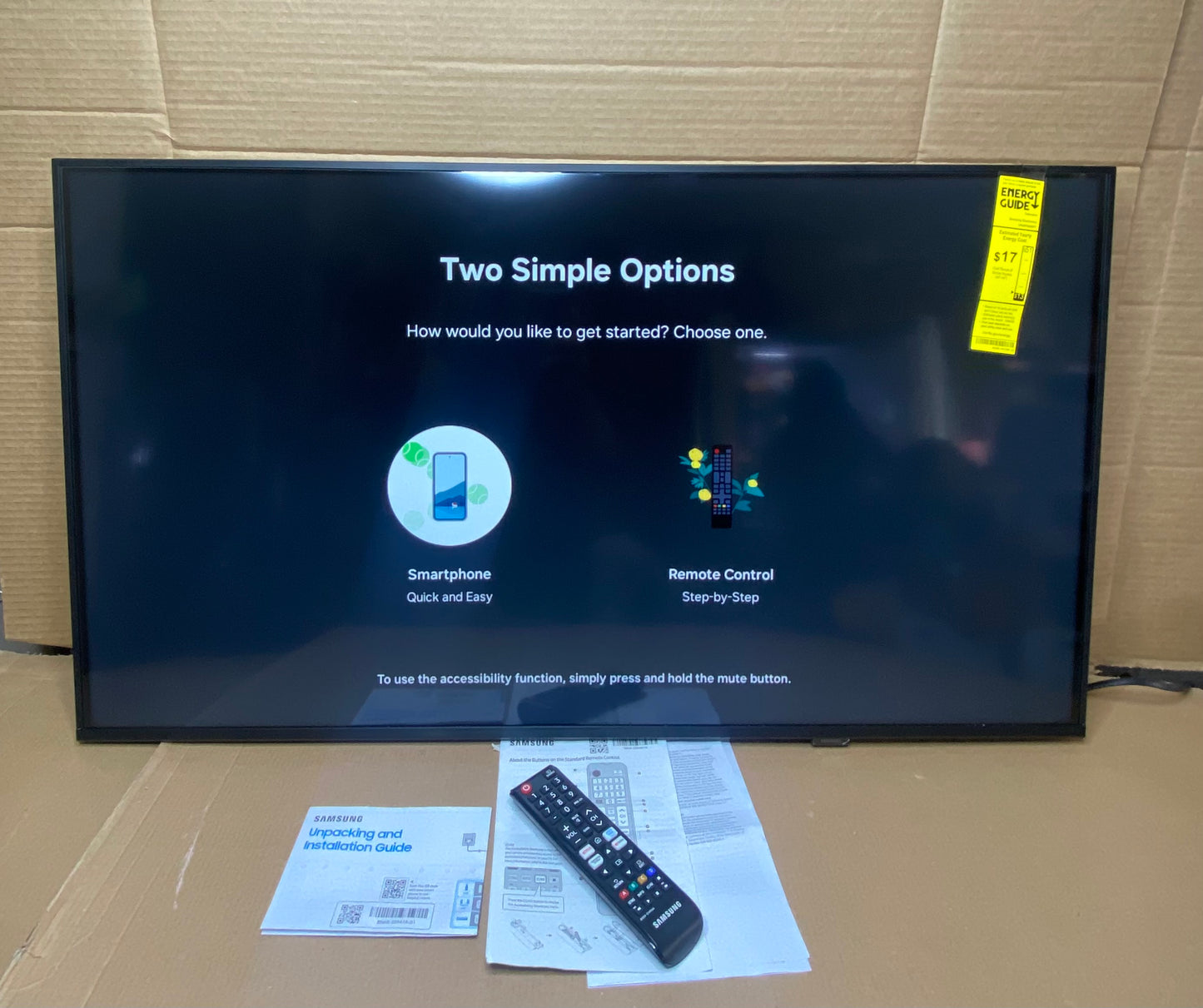 New Other Samsung 40" Class 1080P Full HD LED Tizen Smart TV With Remote - READ