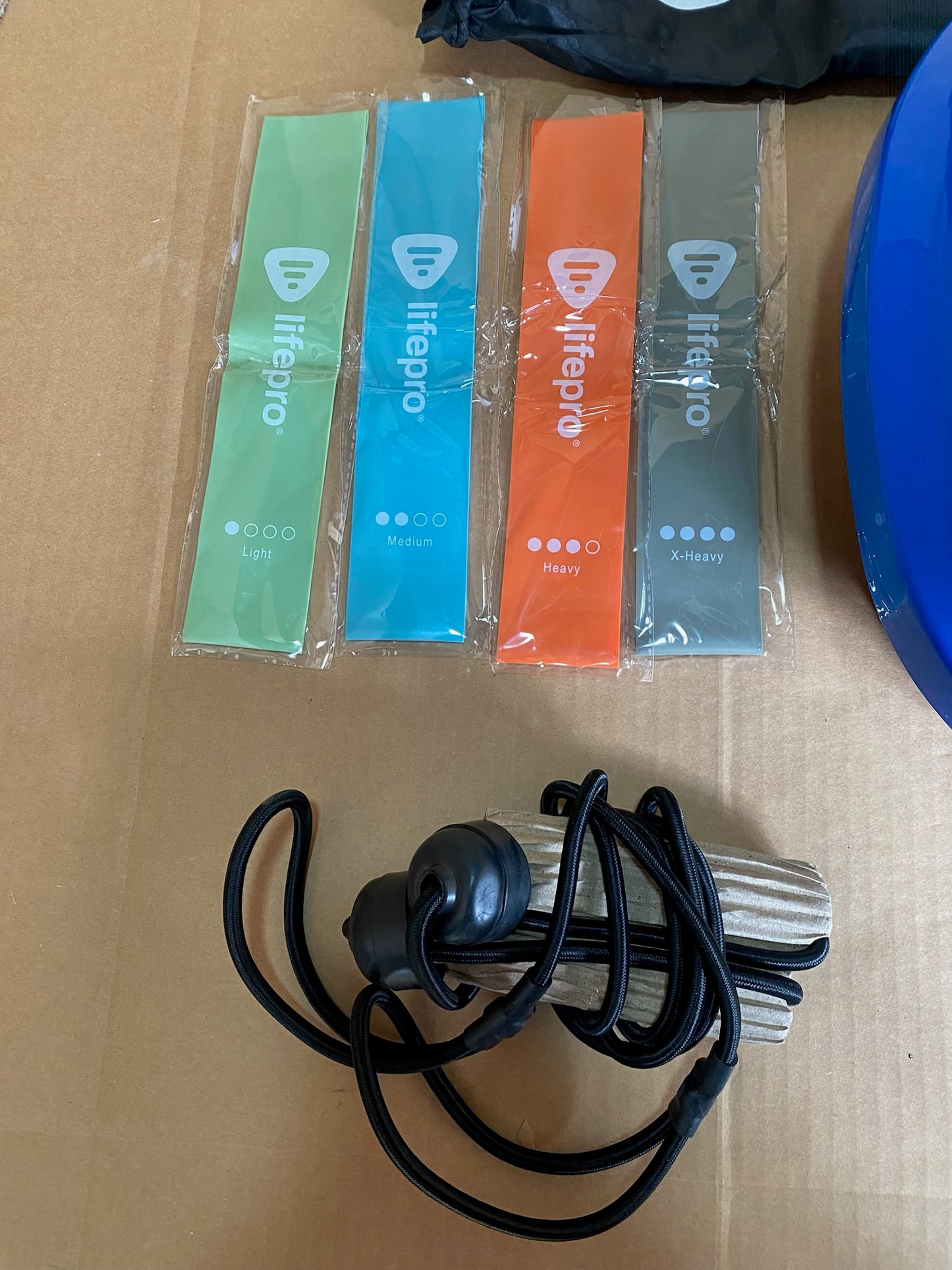 New Open Box Lifepro Waver Mini Vibration Plate Exercise Machine, Blue