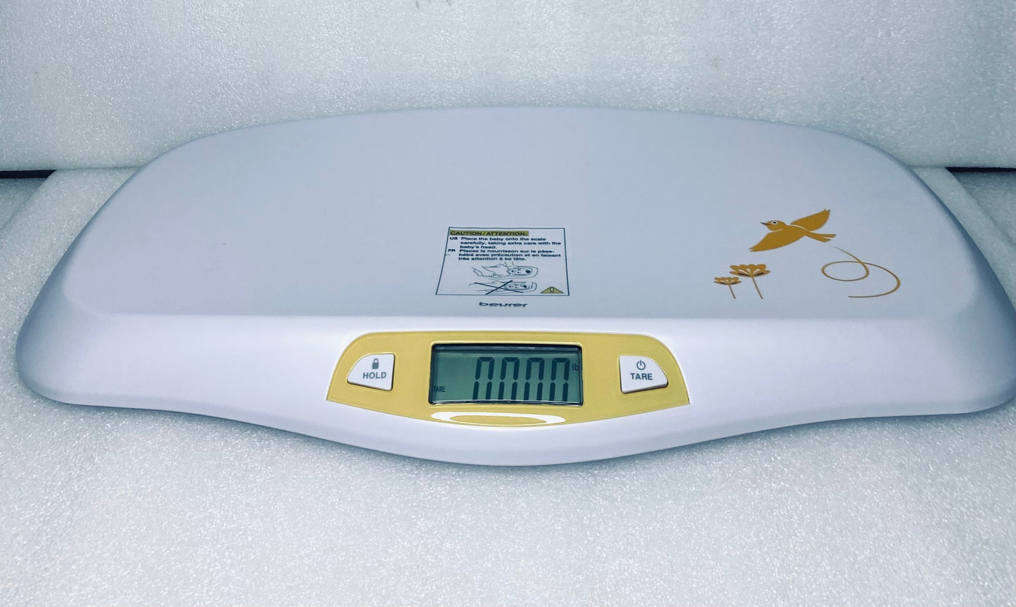 New Beurer Germany Digital Baby Scale Small Beginnings Big Adventures, White