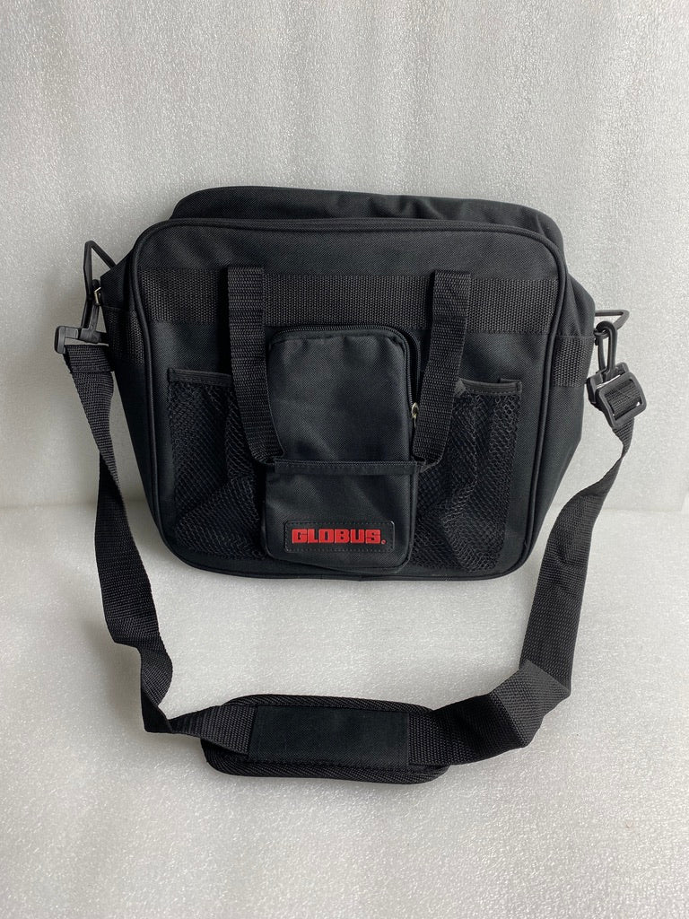 Globus Travel Utility/Tote Bag With Shoulder Strap & Mesh Pockets, Black