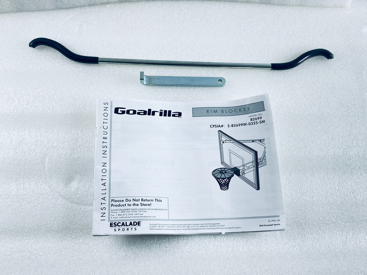 New Other Goalrilla Basketball Rim Blocker Compatible With 18” Regulation Rims