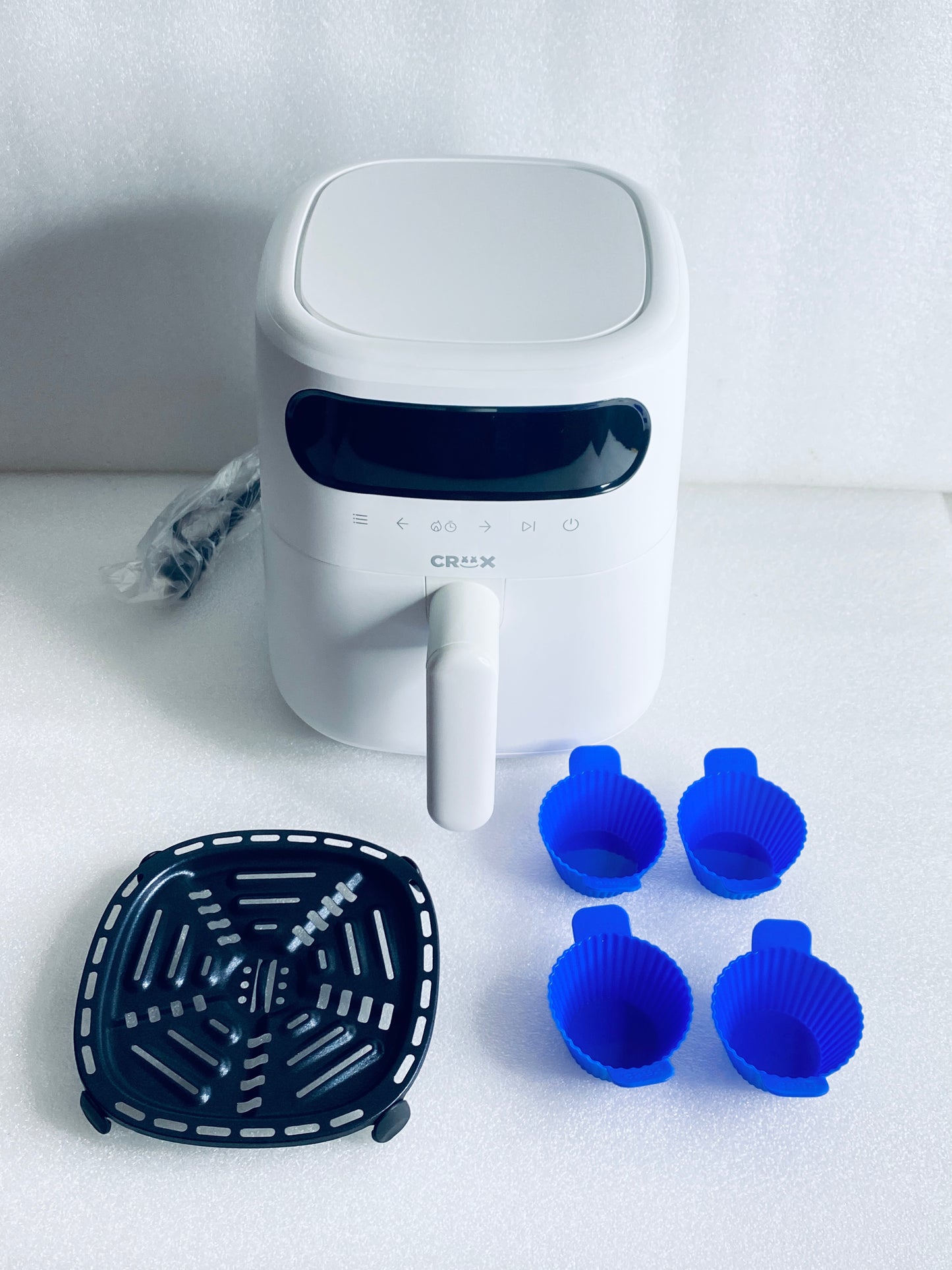 New CRUXxMarshmello 3QT Digital Touch Screen Air Fryer W/ TurboCrisp Technology