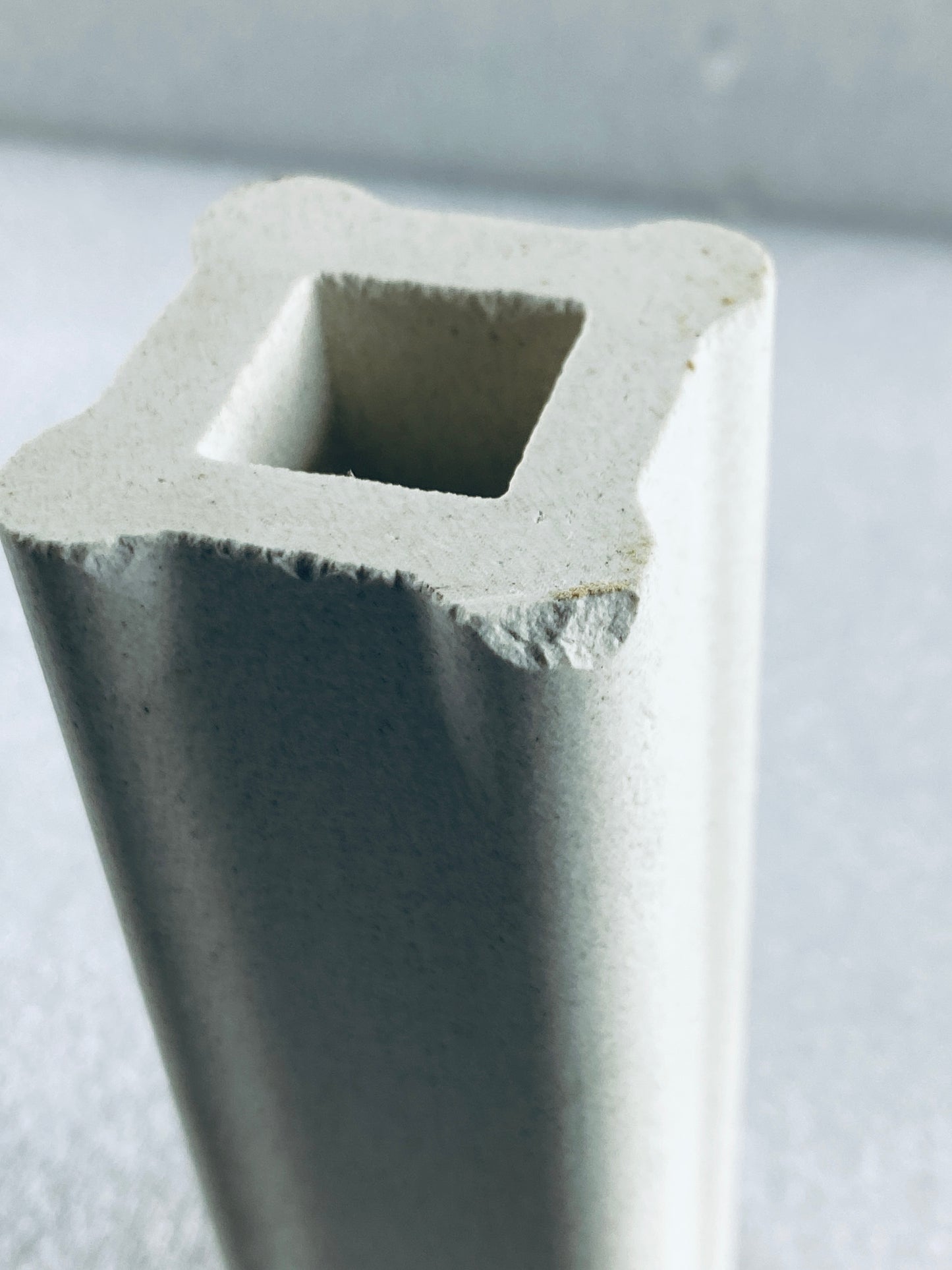Lot Of 4 - Kiln Approx. 5" Tall x 1.5" Wide Squared End Posts
