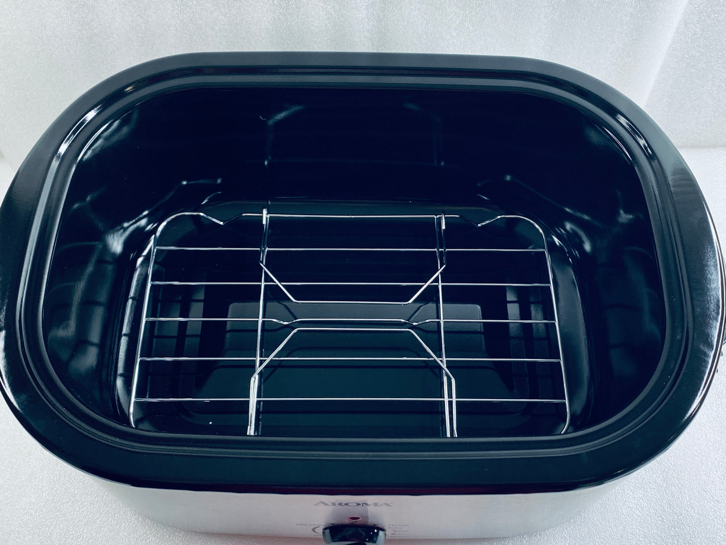 New Other AROMA 22Qt. Roaster Oven With Self Basting Lid, Stainless Steel