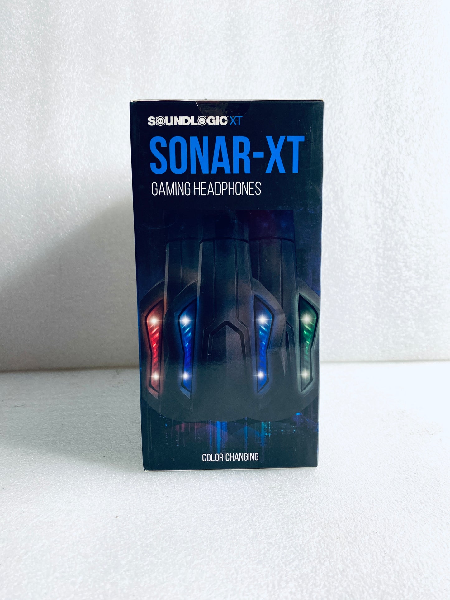 Lot Of 2 - New SoundLogic XT Sonar-XT LED Gaming Headphones With Microphone