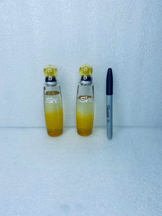 #239 - Lot Of 2 - She...Is Crazy Perfume - (IN CONDITION AS SHOWN)