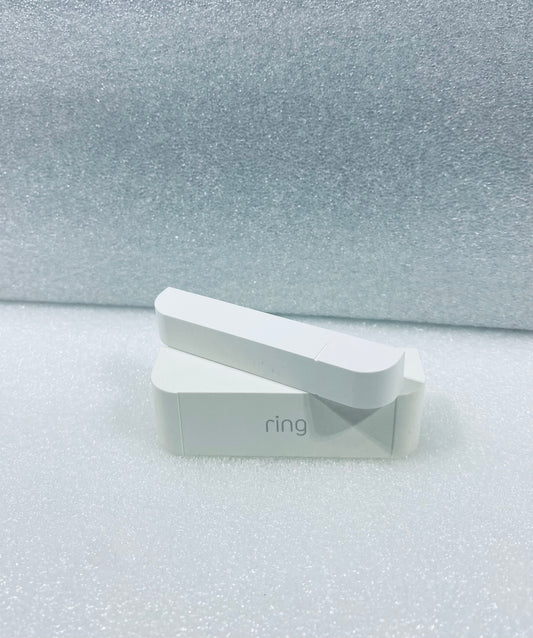 Ring Contact Sensor With Open Window Magnet, White, No Battery, 1st Gen - (READ)