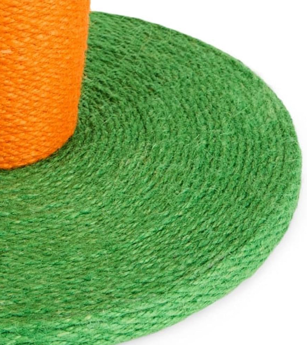 New EveryYay Medium Novelty Carrot Cat Scratch Post, 11.8"L x 11.8"W x 18.1"H