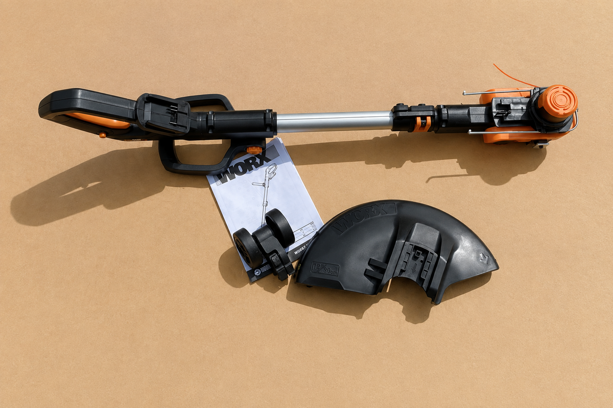 New Worx 20V 12" 2-in-1 Cordless String Trimmer & Electric Lawn Edger, WG163.9