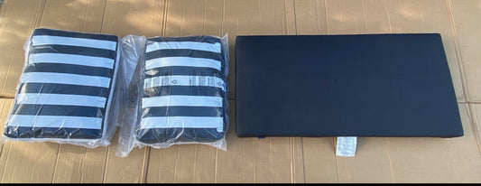 Set Of 3 - New Other Arden Outdoor Loveseat Cushion Set for Couch, Bench & Swing