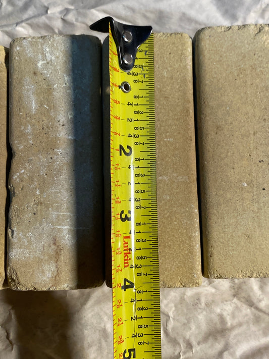 Lot Of 5 - Kiln Approx. 4" Tall x 1 1/2" Wide Squared End Posts
