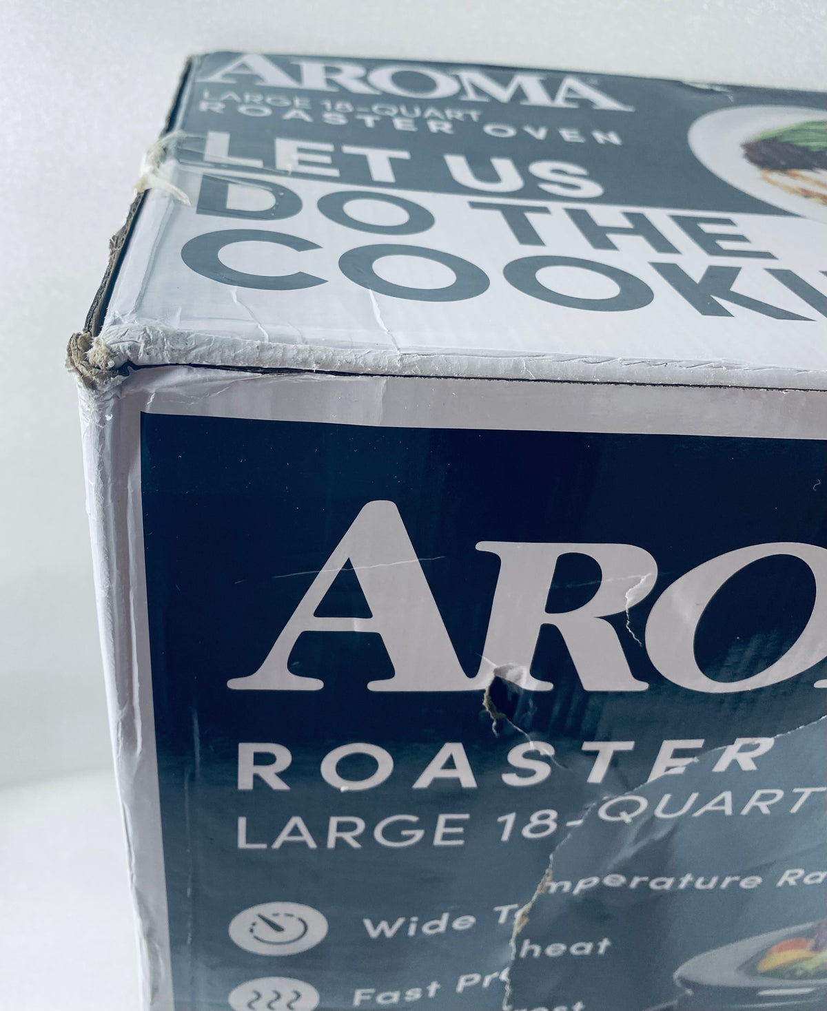 New Other Aroma Large 18-Quart Roaster Oven, Black