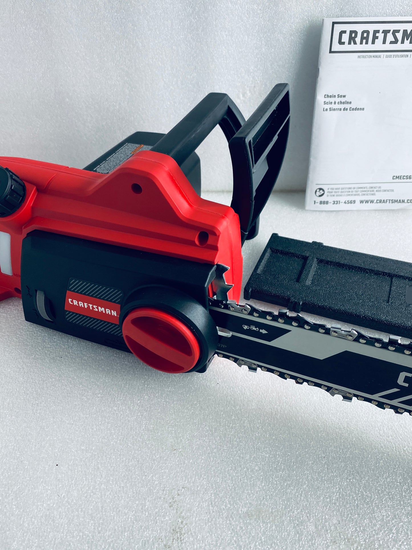 New Other CRAFTSMAN 16" 12 Amp Electric Corded Chainsaw, Red/Black