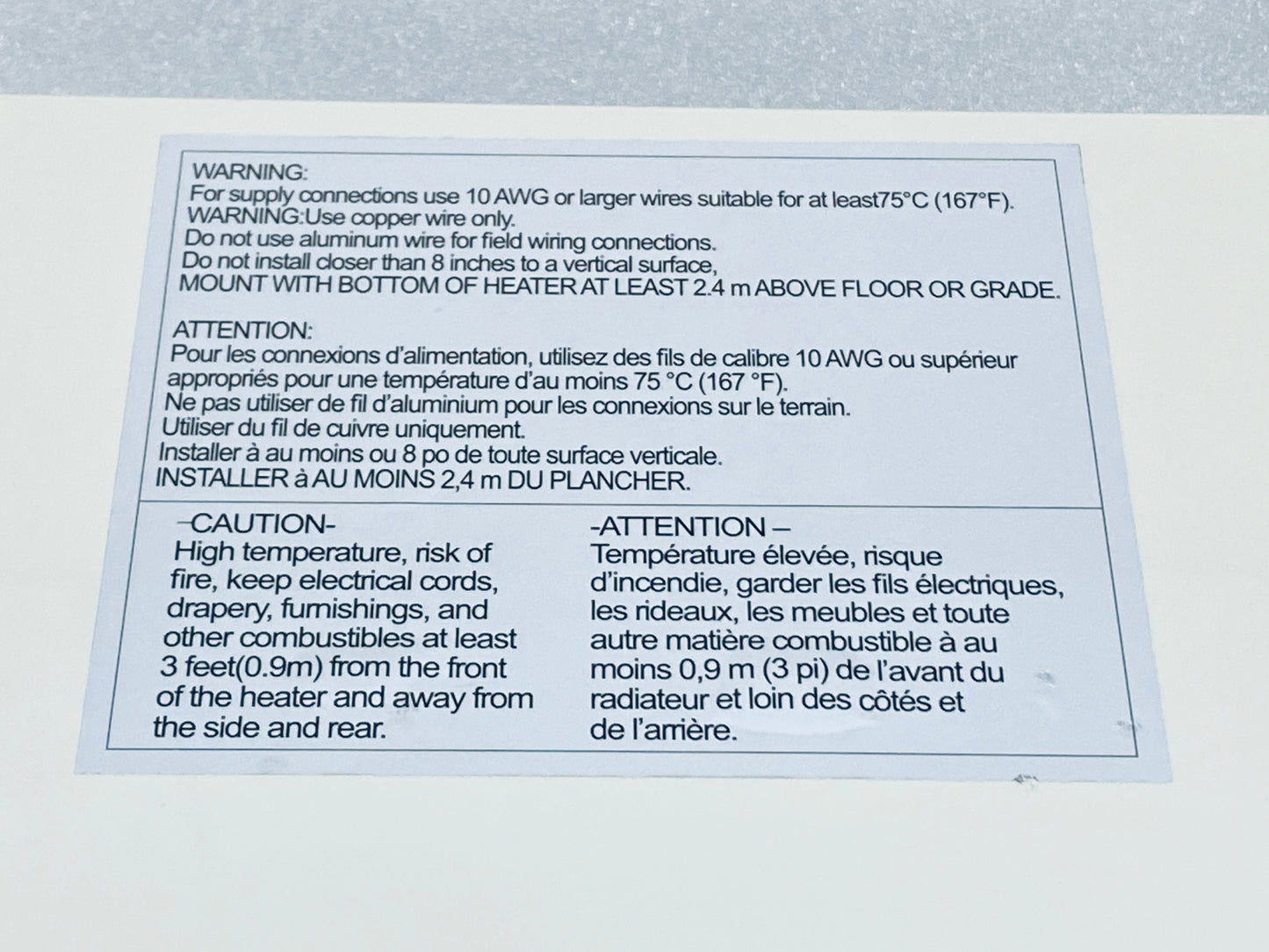 New Other-Comfort Zone 5,000W 240V 17,065BTU Ceiling Electric Fan Forced Heater