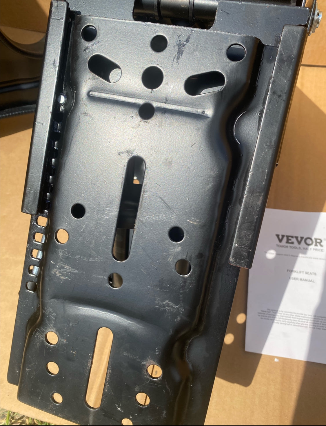 New Other VEVOR Universal Adjustable Forklift/Tractor Seat With Micro Switch