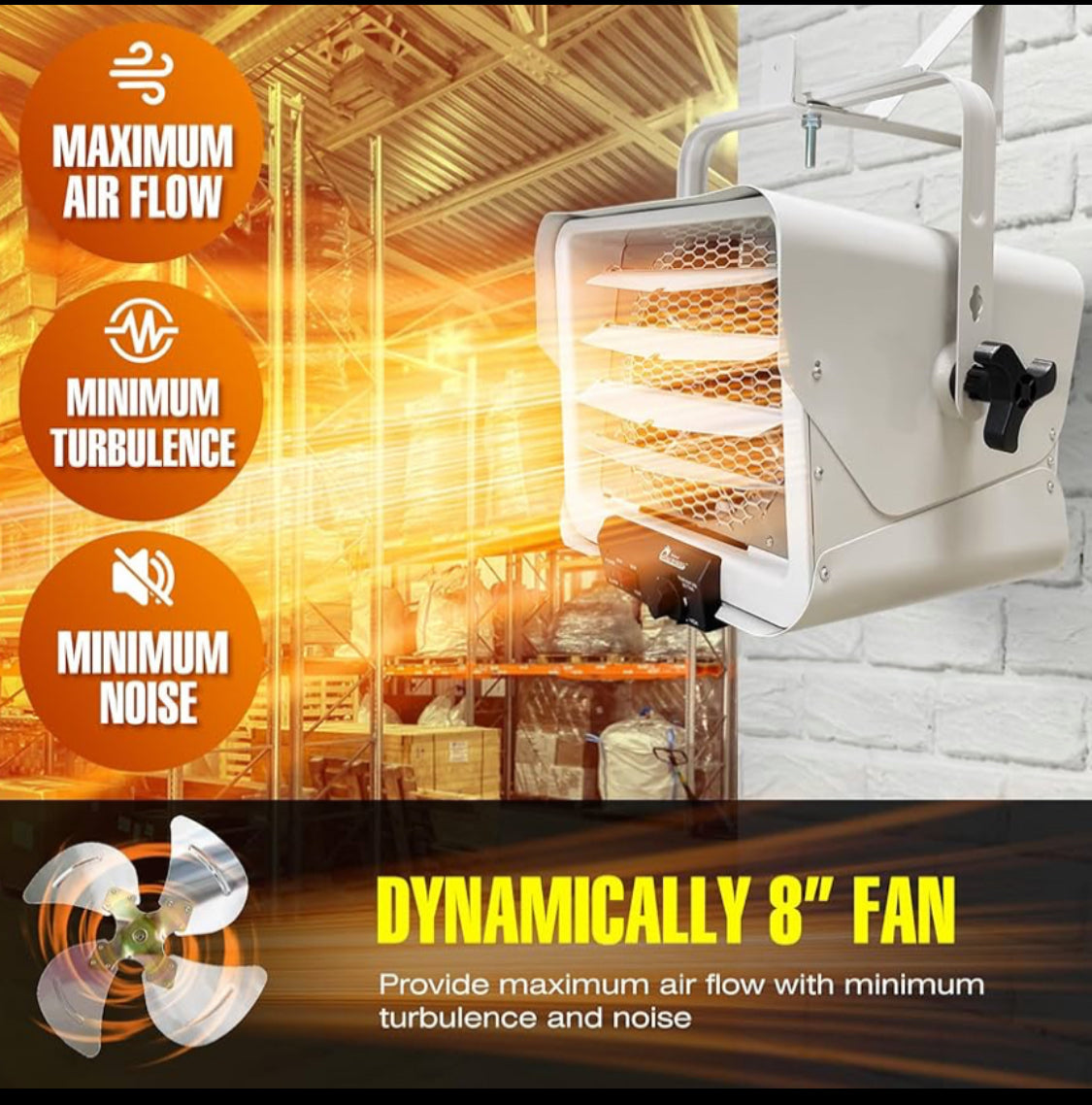 New Other - Dr. Infrared Heater 240-Volt Hardwired Commercial Heater, 3000/6000W