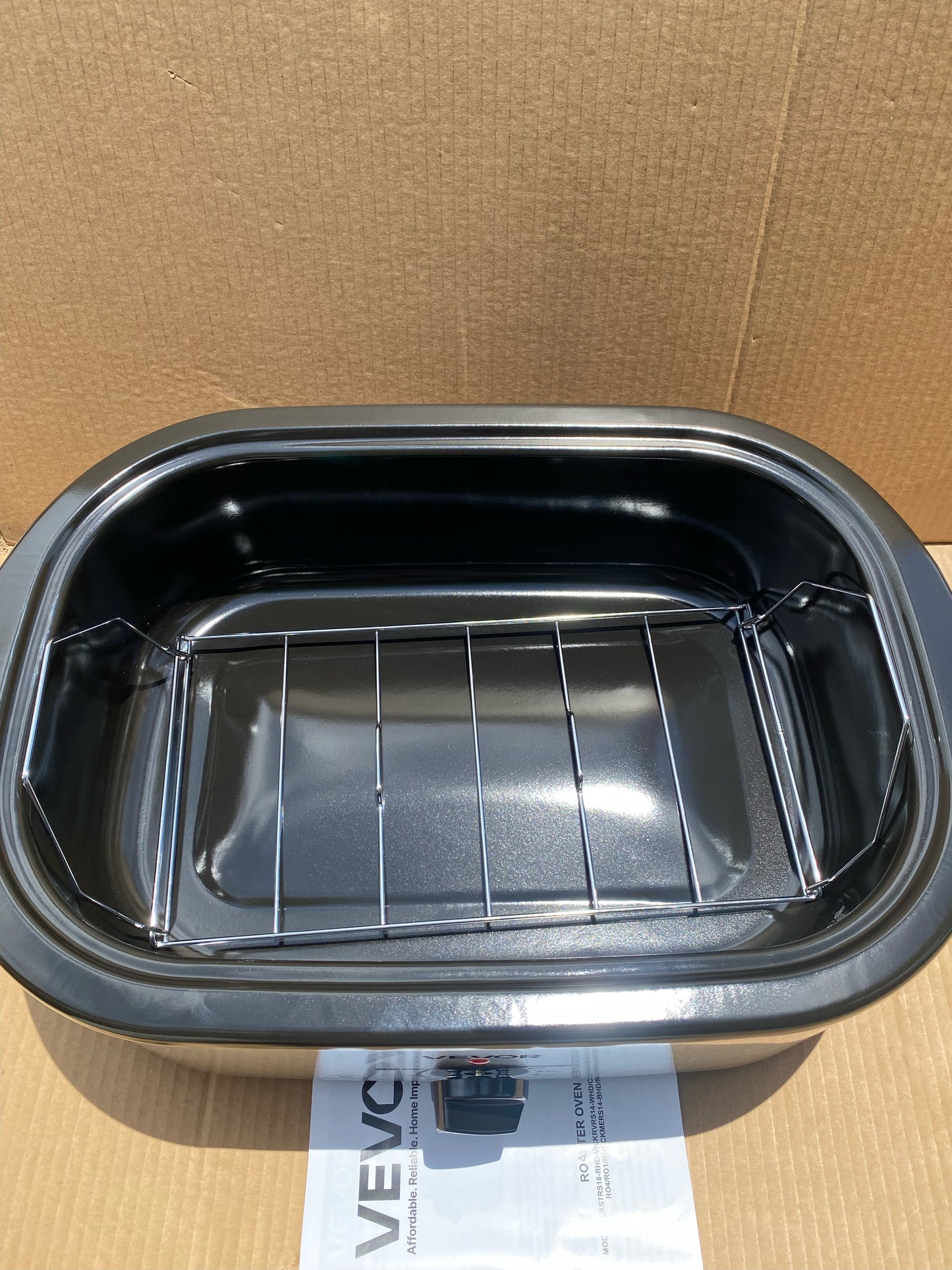 New Other VEVOR 20Qt Self-Basting Electric Roaster Oven, Silver
