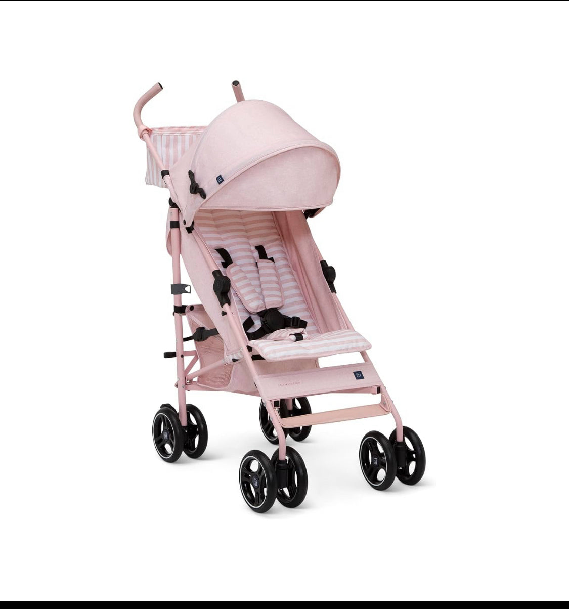 Like New BabyGap Lightweight Classic Stroller With Recline & Compact Fold, Pink