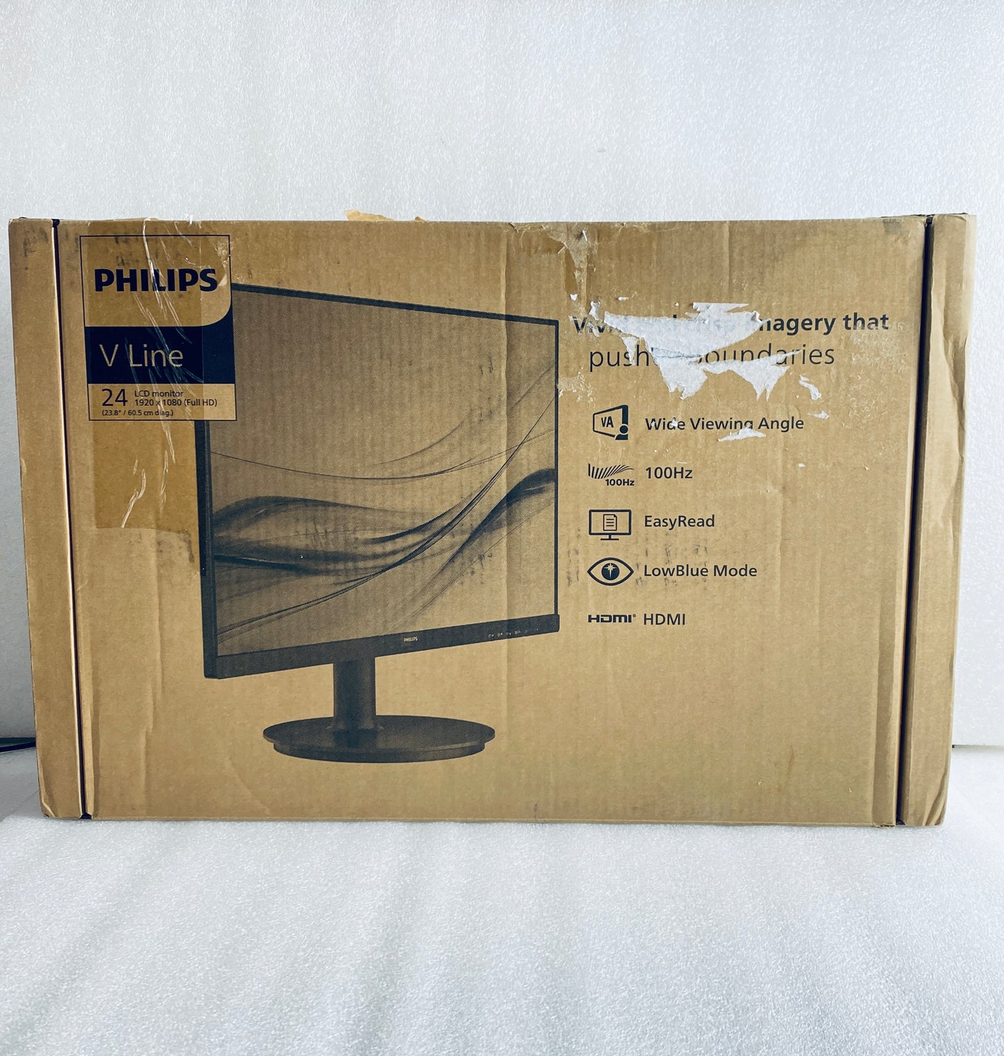 New Other Philips 24” 100Hz Frameless Full HD Monitor With Eye Care, Black