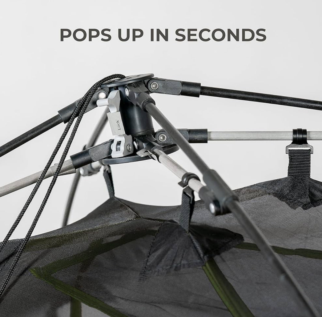 New Other Teton Sports Quick Dome Camping & Backpacking Tent W/ Clip-On Rainfly
