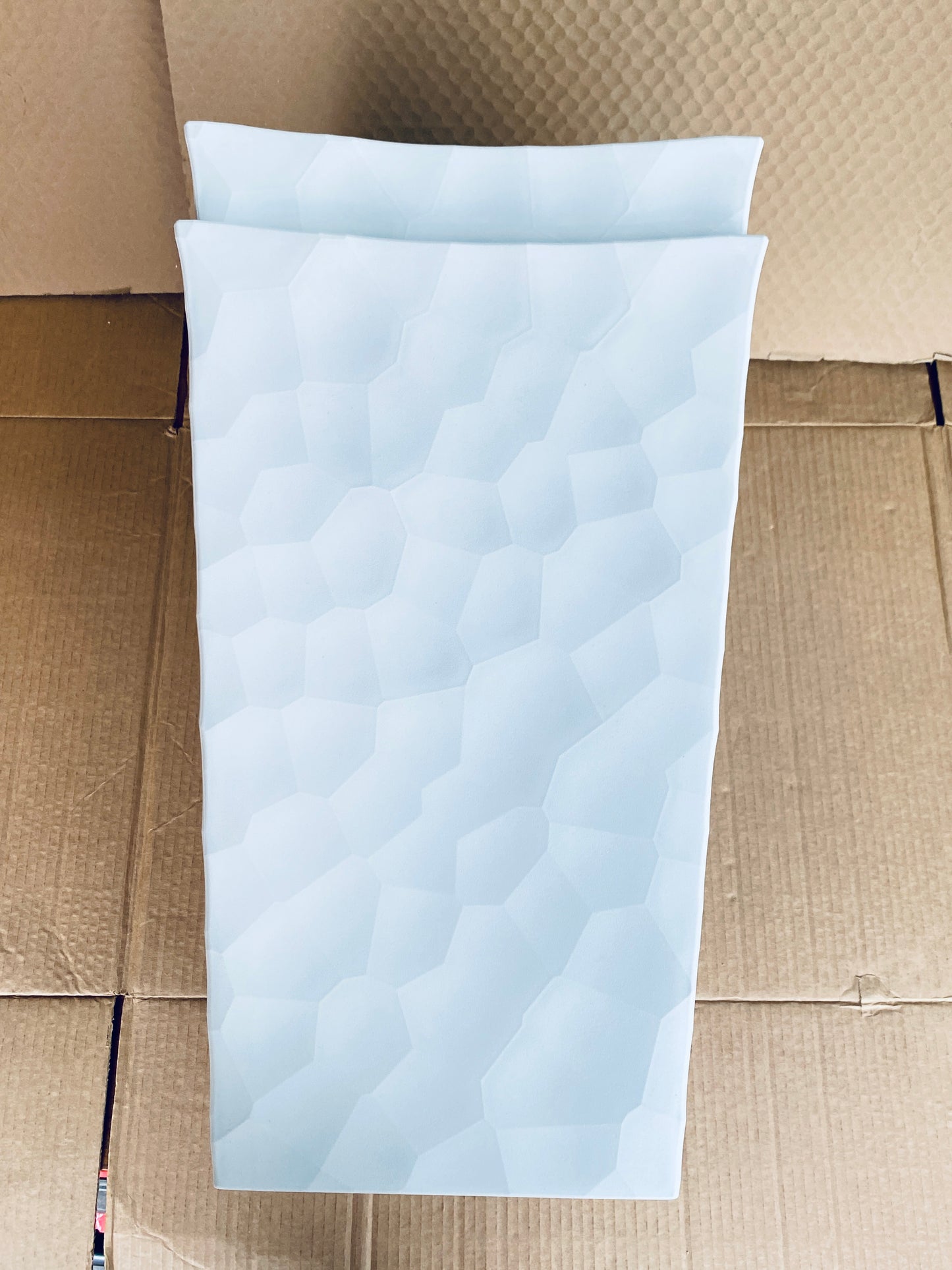 Set Of 2 - New Other Keter 26.4” Tall Stone Outdoor Flower Pots With Stone‑Look