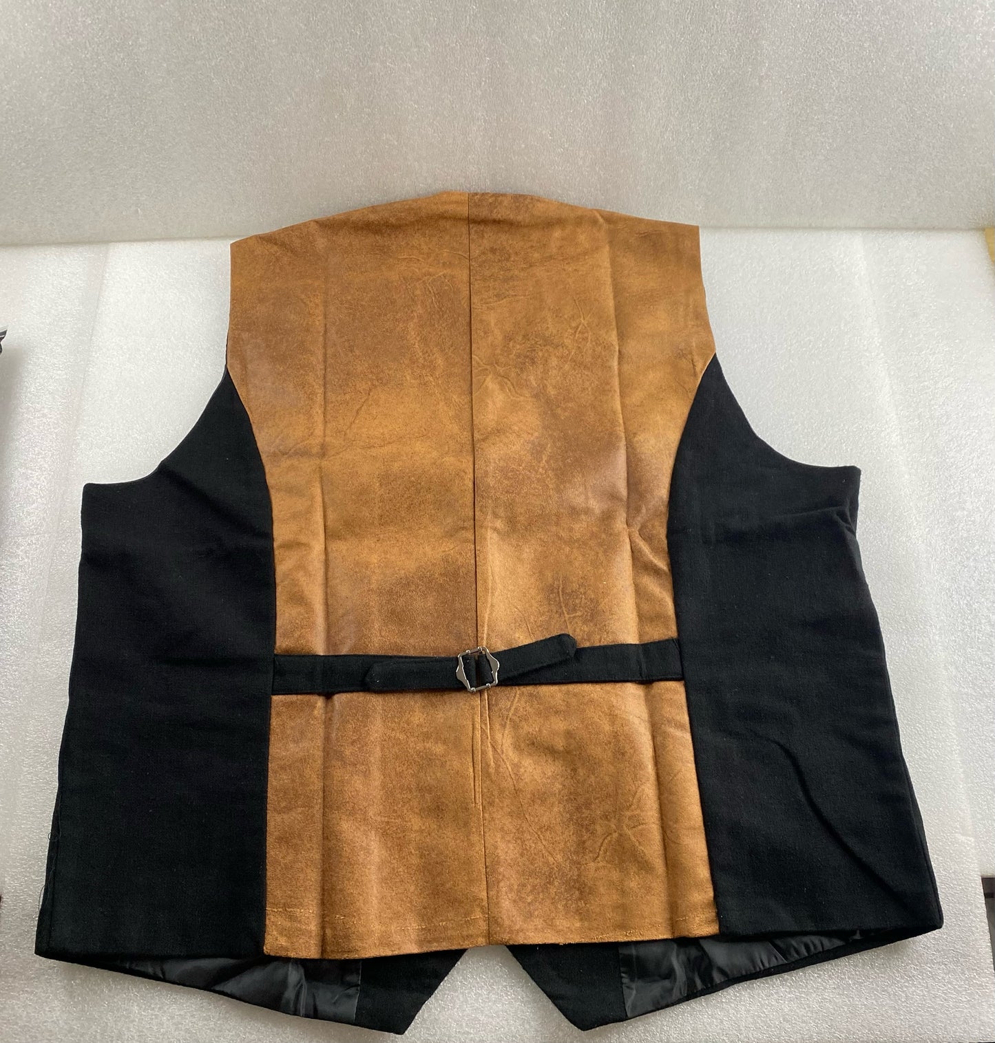 New CloudStyle Men's Single Breasted Casual Business Formal Suit Vest, Size XXL
