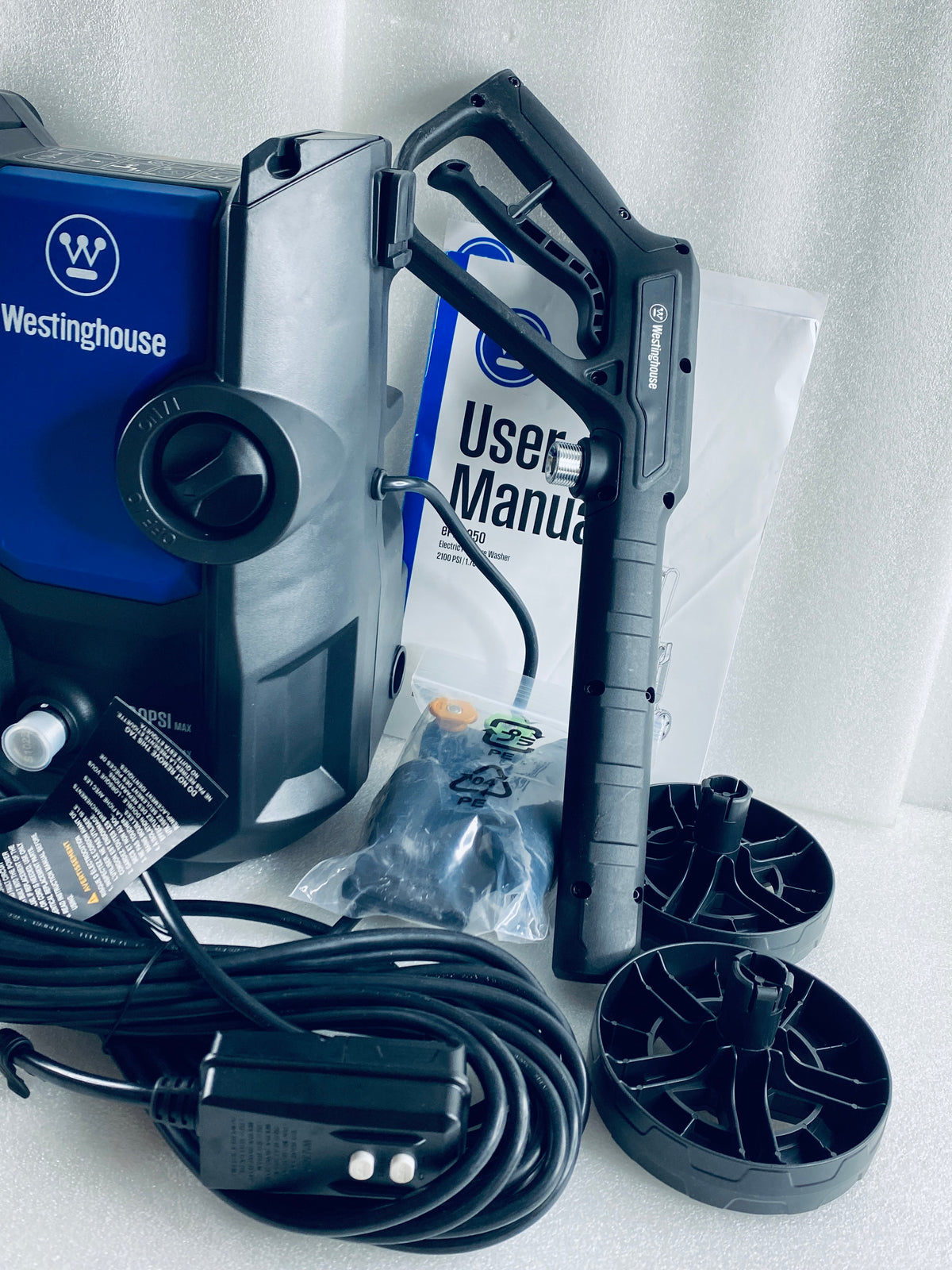 New Other Westinghouse Electric 2100 PSI & 1.76 GPM Pressure Washer, Black/Blue