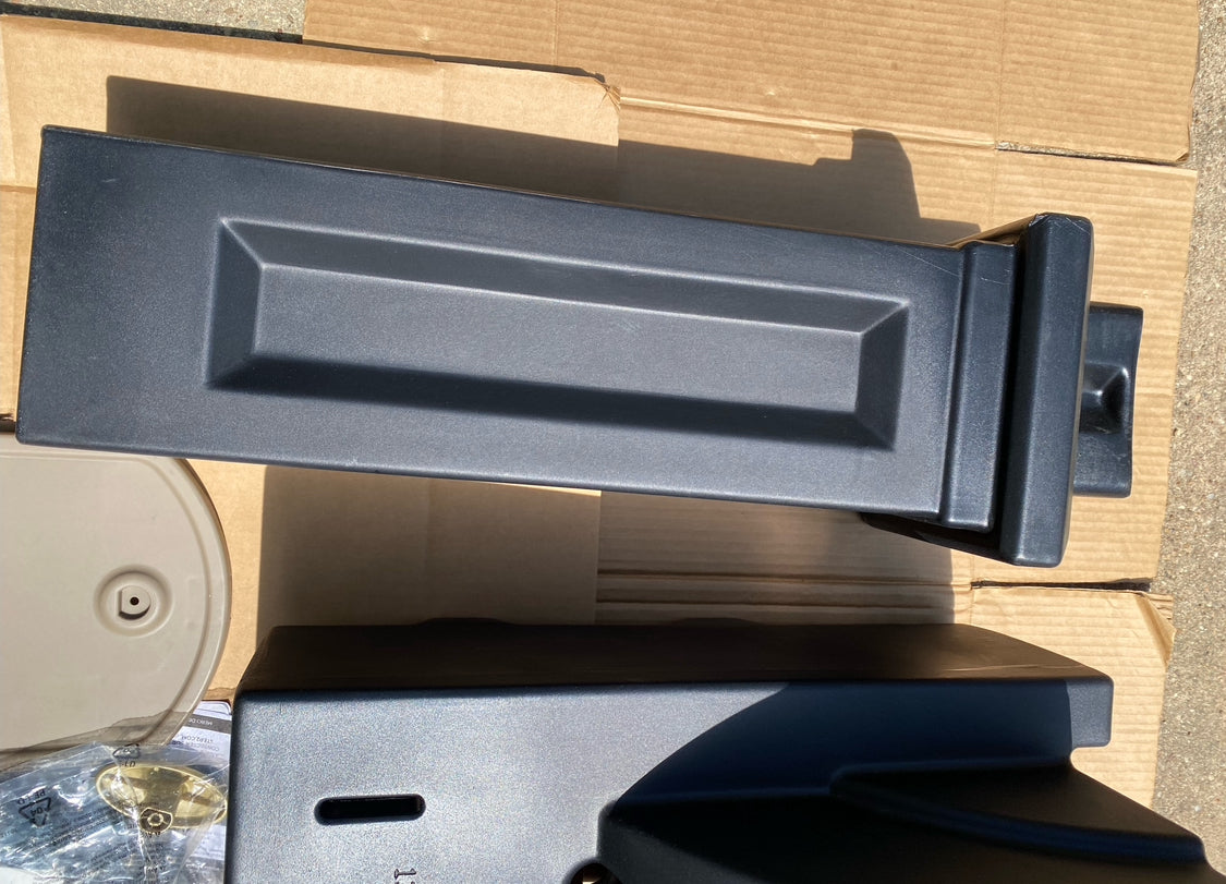 New Other Step2 Mailmaster Hudson Large Black Mailbox With Magnetic Door