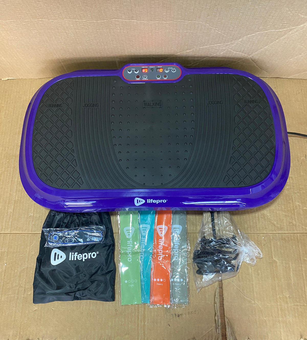 New Other Lifepro Waver Vibration Plate Exercise Machine With 99 Speeds, Purple